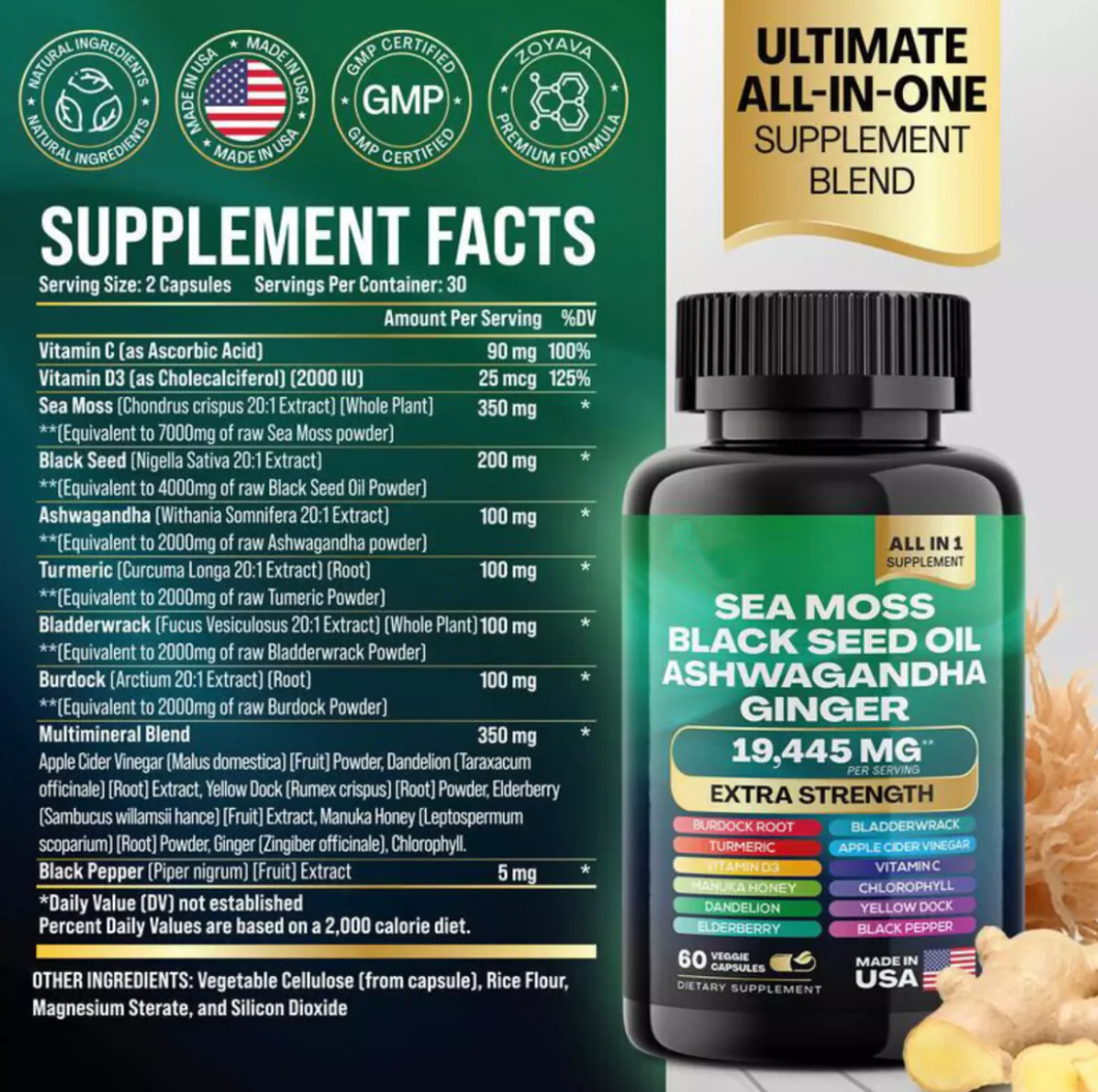 Elevate Naturals Sea Moss Blend