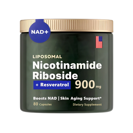 NAD+ Nicotinamide Riboside + Resveratrol (900mg, 60 Capsules)