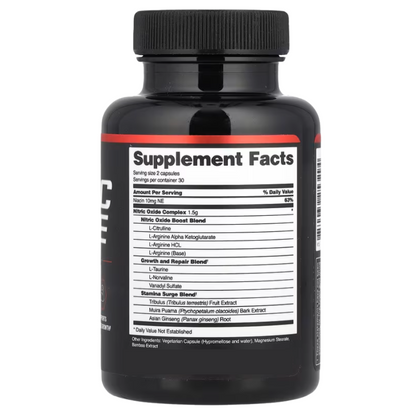 Elevate Naturals Nitric Oxide Booster (60 Capsules)