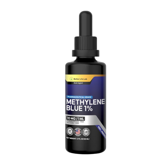 Methylene Blue 1% – Pharmaceutical Grade Drops 50ml (1.7 Fl Oz)
