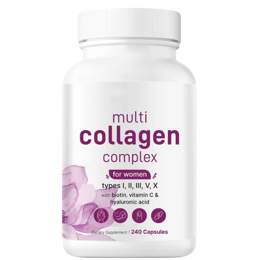 Micro Ingredients – 8-in-1 Full Spectrum Collagen Capsules (240 Count)